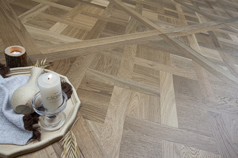 Smoked Oak Versailles A parquetry