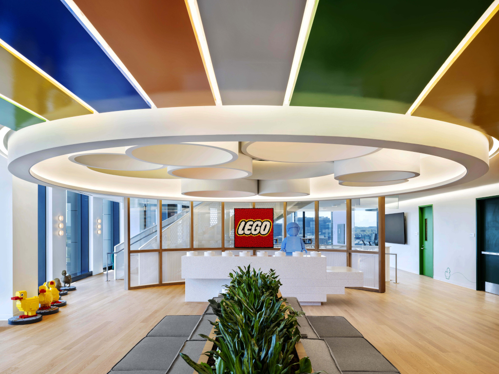 LEGO Headquarter with wide plank flooring