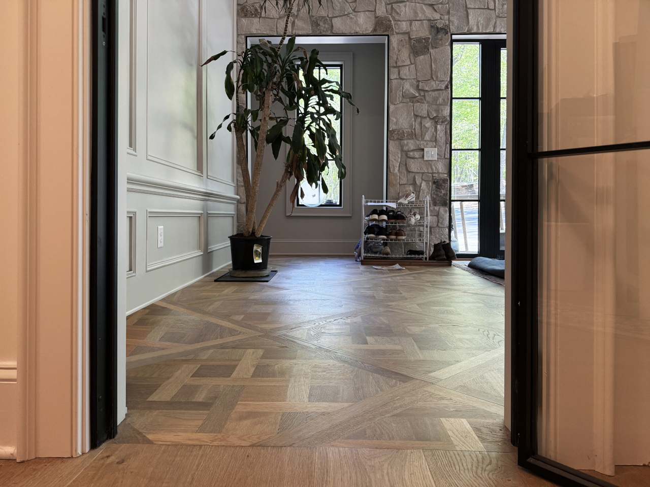 Residences in North Carolina with parquet flooring