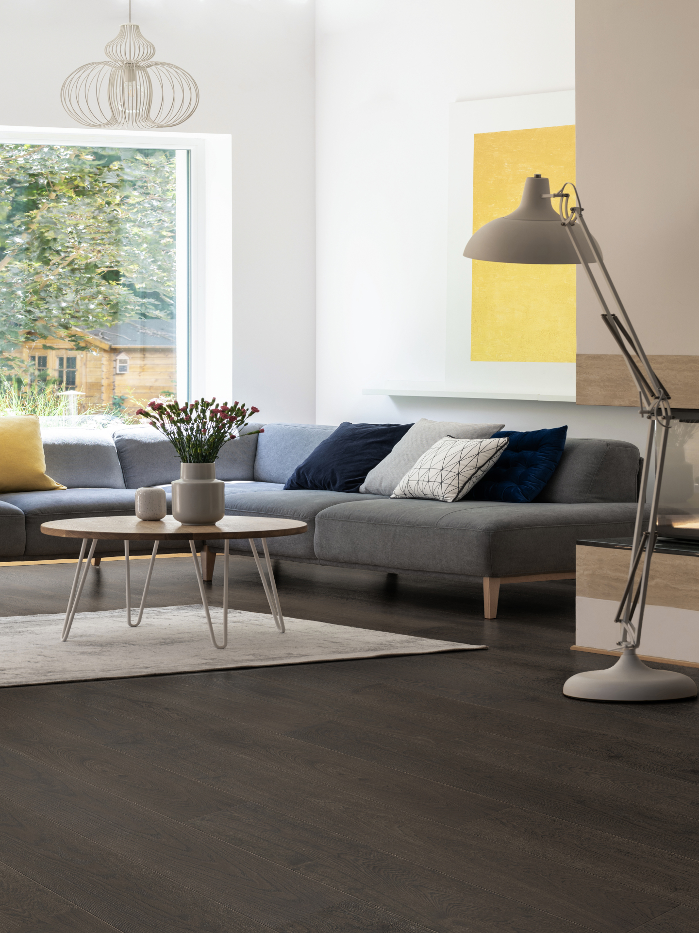 Shadow Glen wide plank flooring in a room
